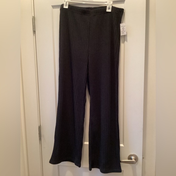 Nwt Glamour Nights Black Knit Pants - Picture 1 of 3